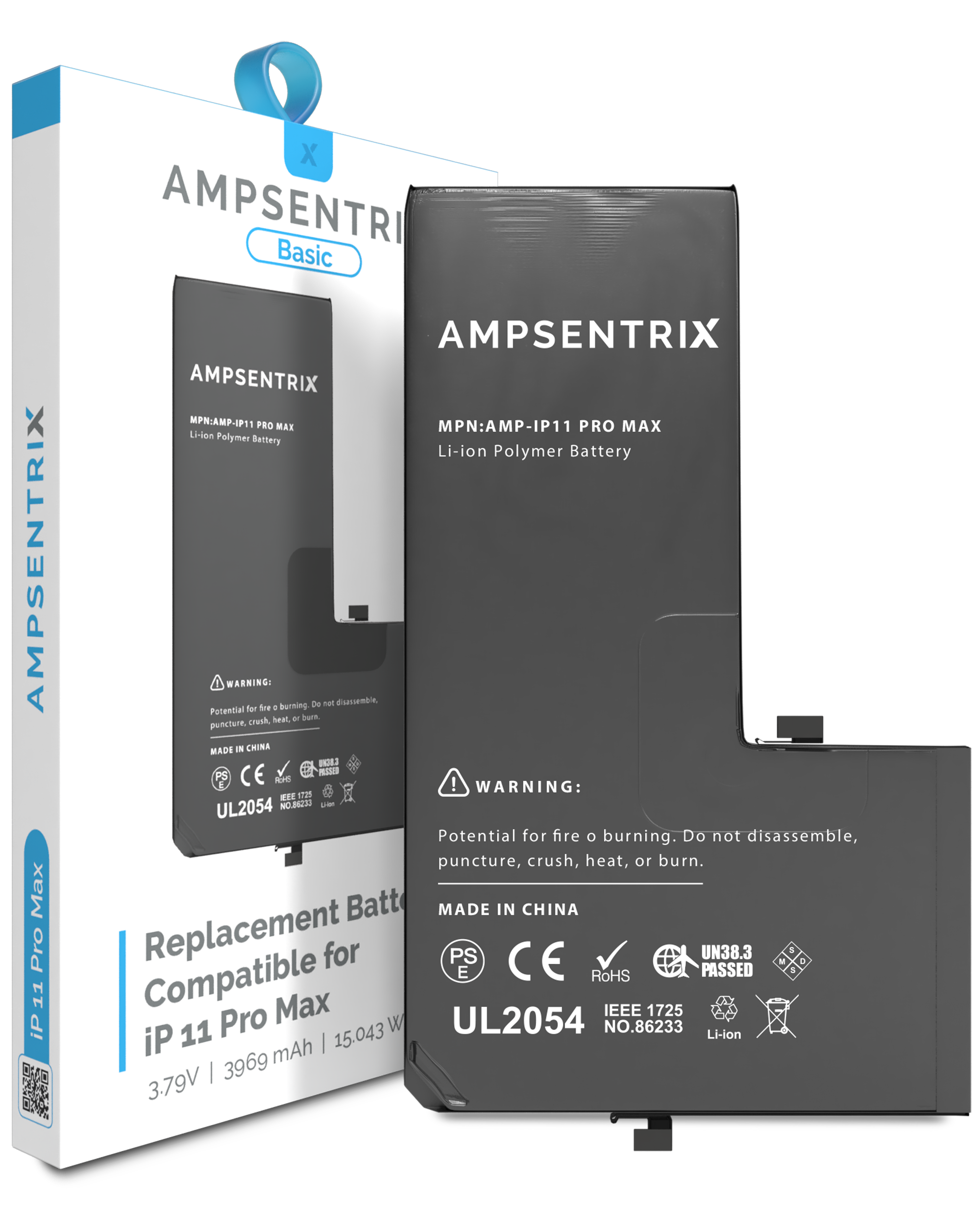 Bateria Litio Ampsentrix iPhone 11 PRO MAX (Basica)
