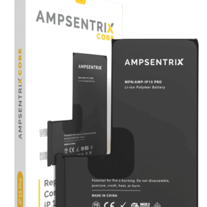 Bateria Litio Ampsentrix CORE iPhone 15 PRO (Requiere Soldadura)